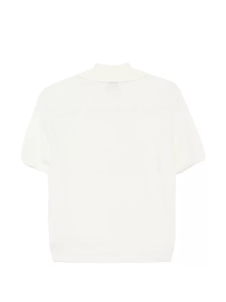 Scurt tricou polo Daniele Fiesoli din cașmir