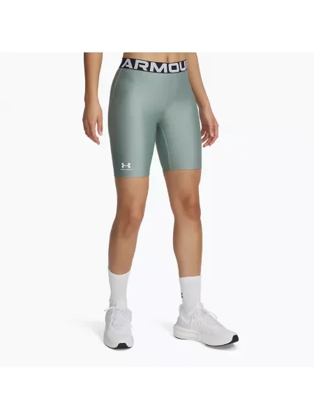Under Armour дамски шорти HG Authentics силикаево зелено бяло