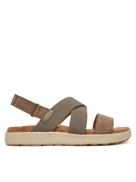 Keen Сандали Elle Criss Cross сив