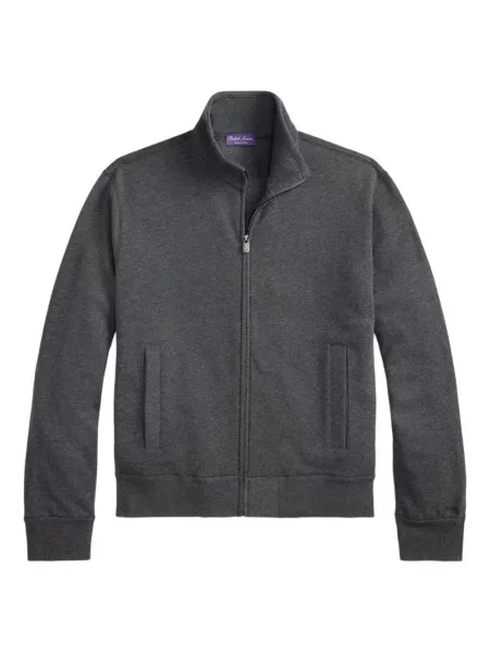 Суитчър Ralph Lauren Purple Label преден джоб сиво