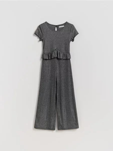 Reserved Комбінезон з металевою ниткою темно-сірий сірий
