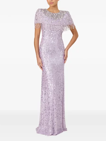 Rochie cu paiete Jenny Packham cu paiete violet