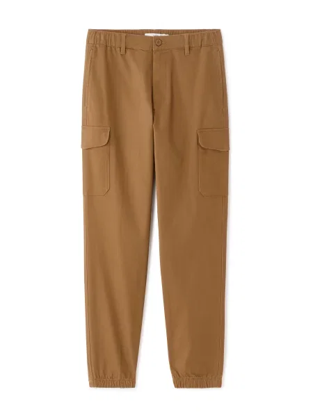 Kalhoty Celio hnědé