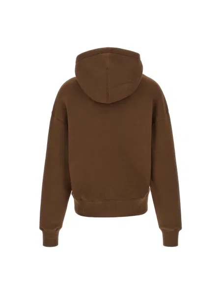 Bluza z kapturem Ami Paris brązowa