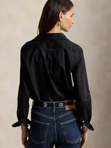 Polo Ralph Lauren cămașă de damă din negru
