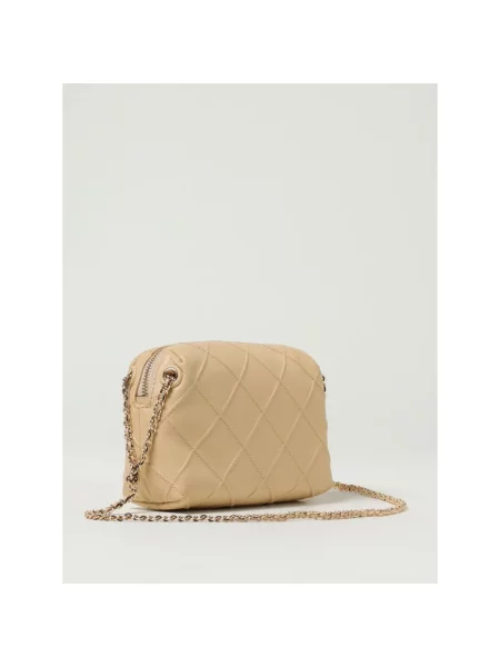 Torebka crossbody Tory Burch skórzana beżowa
