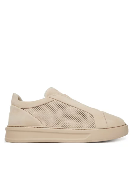 Fabi Sneakersy Écru beżowe