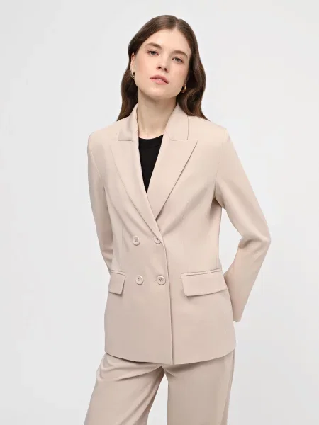 Braska Піджак Віскоза/поліестер бежевий
