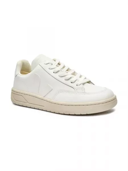 VEJA De piele sneakers alb