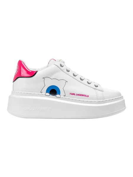 Sneakersy Karl Lagerfeld skórzane białe