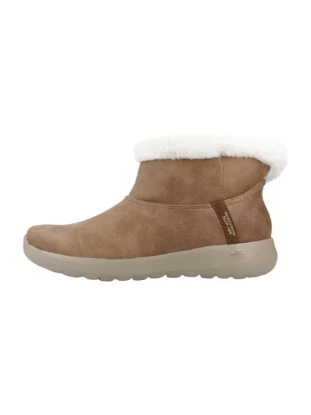 Botine Skechers maro