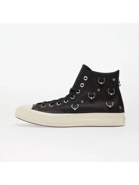 Sneakers Converse Chuck 70 Hi Black/ Silver/ Egret EUR 35 negru