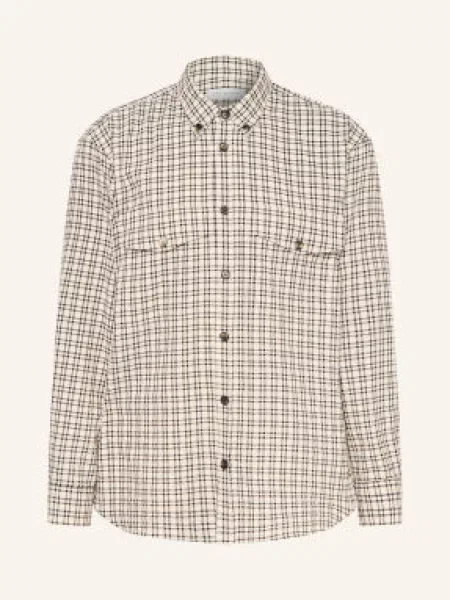 Dries Van Noten Koszula Comfort Fit weiss czarna