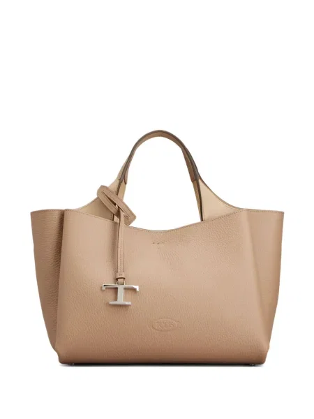 Geanta de piele Tod's din piele maro