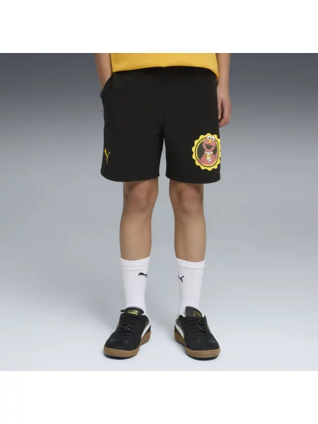PUMA Młodzieżowe szorty Borussia Dortmund × Sesame Street Akcesoria czarny