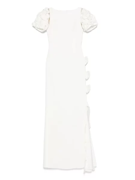 Rochie Silk Love & Lace de mătase de costum alb