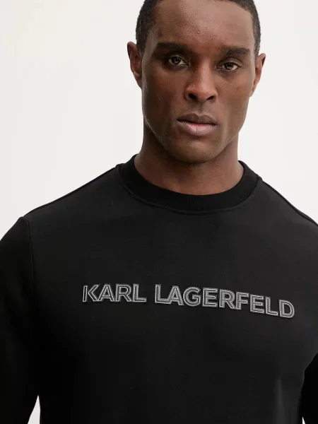 Однотонный свитер Karl Lagerfeld черный