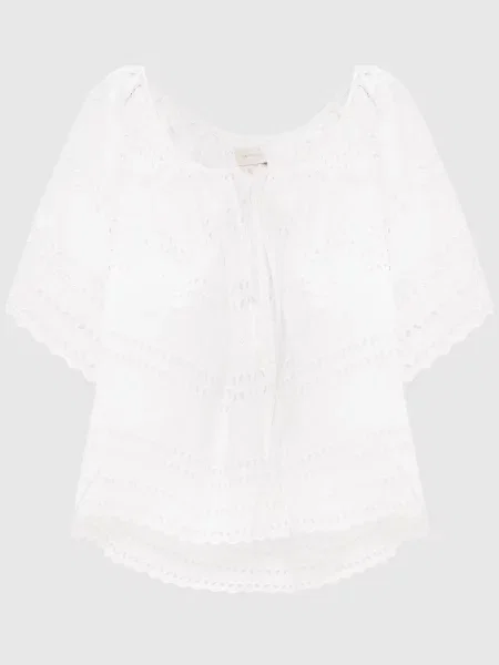 Блуза Mitla з вишивкою бродері Faithfull біла