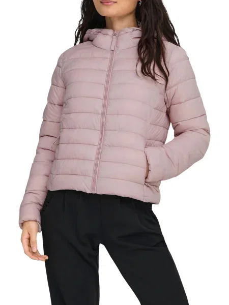 Kurtka pikowana Only różowa