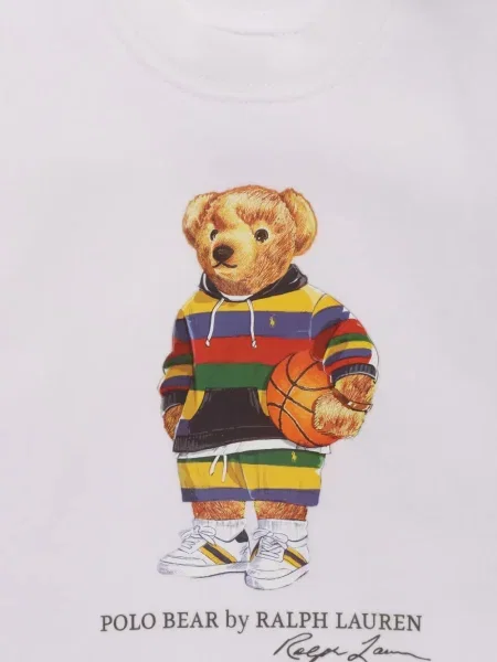 Koszulka polo dziecięca Polo Ralph Lauren biała