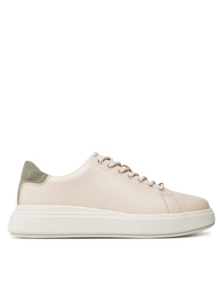Sneakersy Calvin Klein beżowe