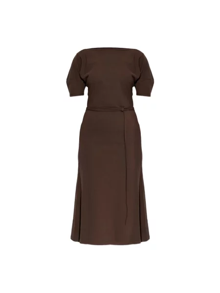 Sukienka Lemaire garniturowa brązowa