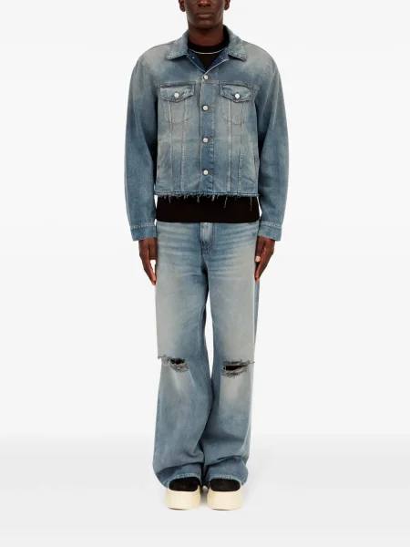 Geacă de blugi Mm6 Maison Margiela albastru
