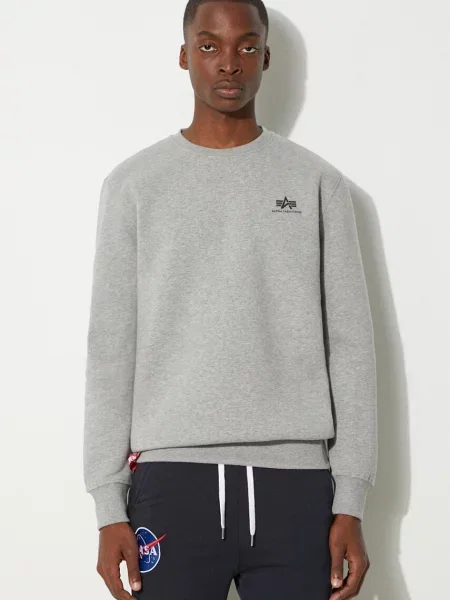 Pulover Alpha Industries gri