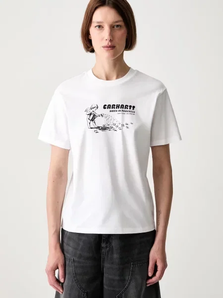 Carhartt WIP W S/S Bumper Sticker tricou din pentru femei