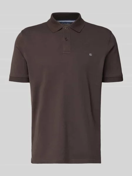 Koszulka polo o kroju regular fit z haftem Christian Berg Men