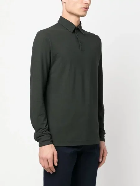 Tricou polo Zanone verde