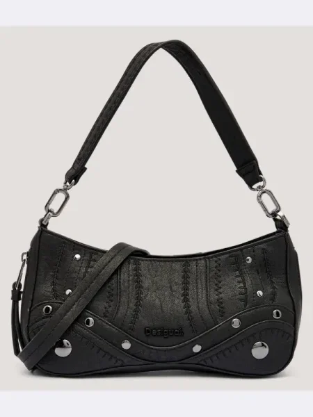 Crossbody táska Desigual fekete