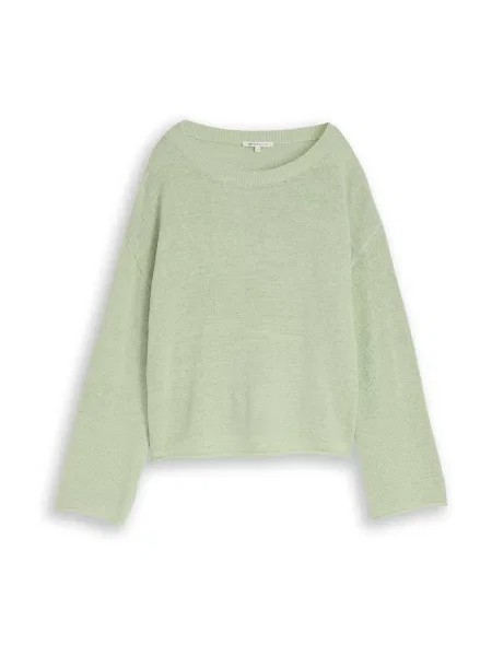 TOM TAILOR DENIM Pulover măr verde