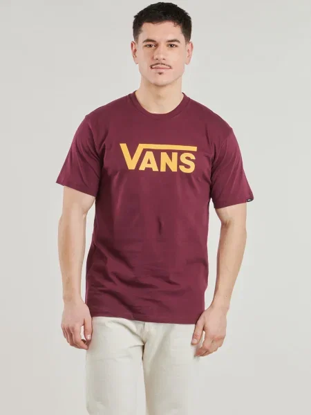 Férfi Vans Mn Vans Classic bordó/fűszeres mustár póló. Méret: S