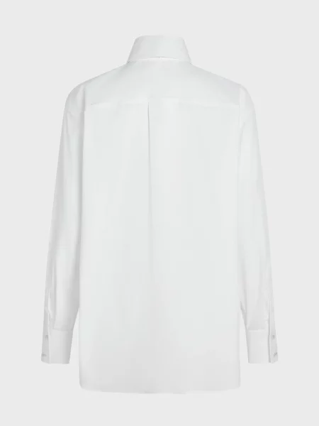 Рубашка Karl Lagerfeld из поплина белая