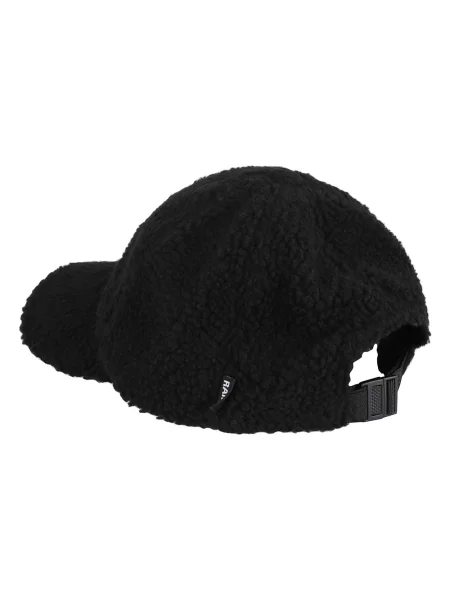 Czapka z daszkiem Rains typu teddy czarna