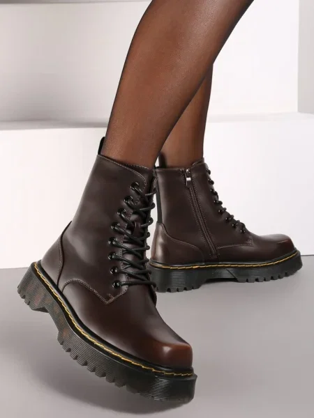 Botine Crecca maro