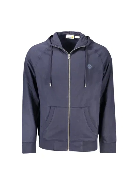 Sweter Timberland z długim rękawem z kapturem klasyczny niebieski