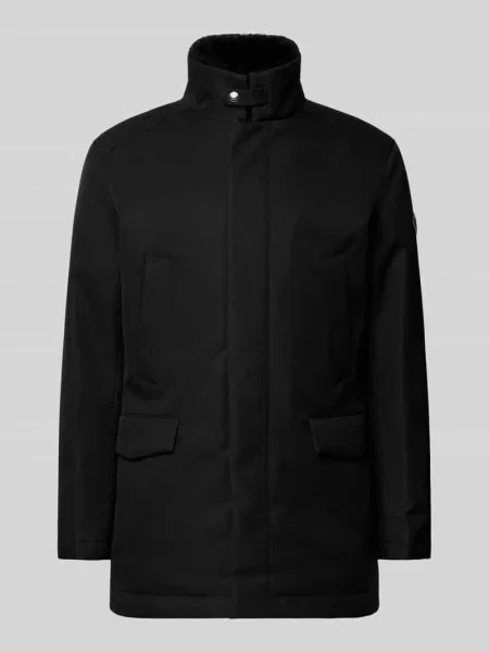 Krótki płaszcz z krytym zamkiem błyskawicznym model ‘DARRY’ Joop! Collection czarny