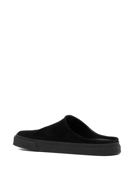 Papuci tip mules James Perse din piele de căprioară negru