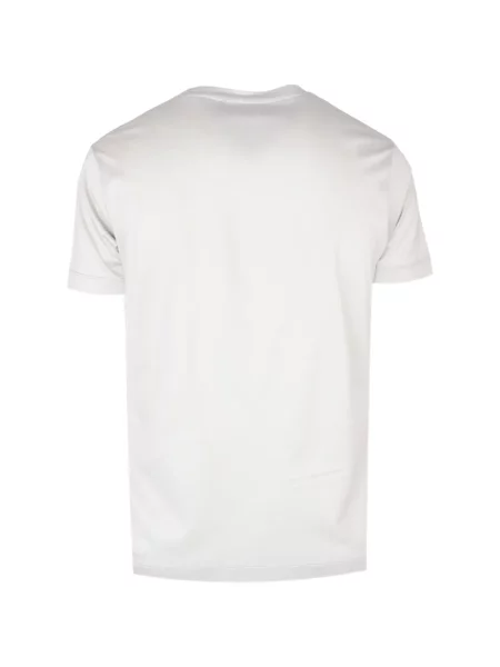 Scurt tricou Tombolini cu decolteu rotund gri