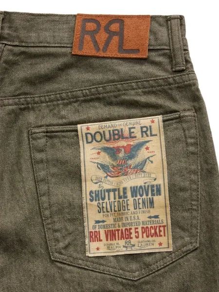 Blugi Ralph Lauren Rrl verde