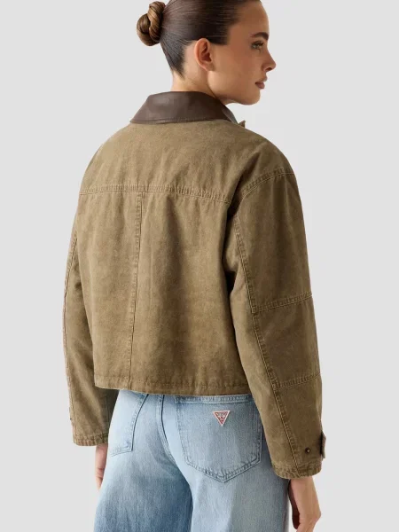 Демисезонная куртка Guess оливковый