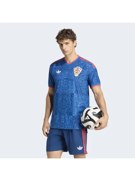 ADIDAS PERFORMANCE Funkční tričko Kroatien 26 Authentic / námořnická modř / melounová / bílá modrá