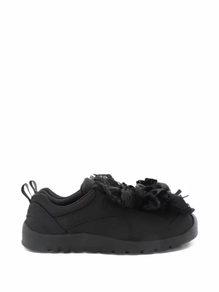 Sneakerși Keen Footwear cu volane din dantelă negru