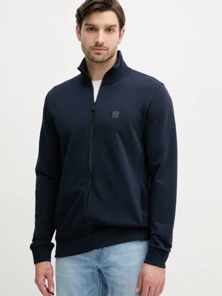 BOSS Orange hanorac cu masculin din Zestart portocaliu