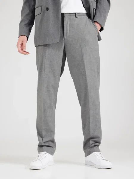JACK & JONES Kelnės su kantu JPRTheo' pilka