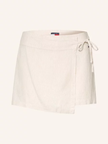 Džínová sukně Tommy Jeans béžové