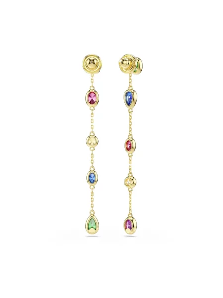 Swarovski kolczyki pozłacane z cyrkonią IMBER