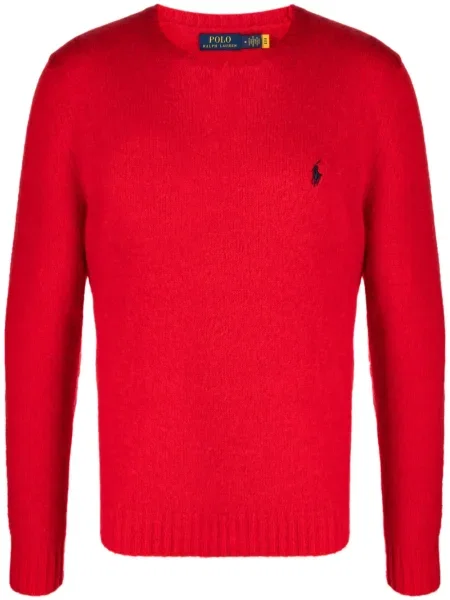 Пуловер Polo Ralph Lauren с кръгло деколте зелено